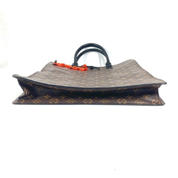 LOUIS VUITTON M44475 Monogram-Solar Ray Virgil Abloh Sac Plat Hand Bag Tote Bag - Picture 6 of 14